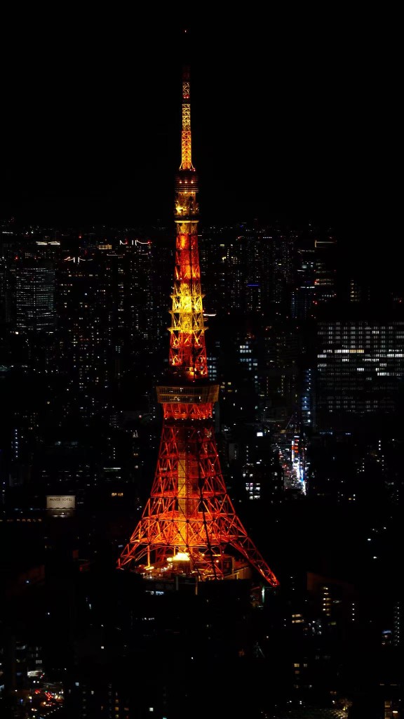Tokyo Tower at night